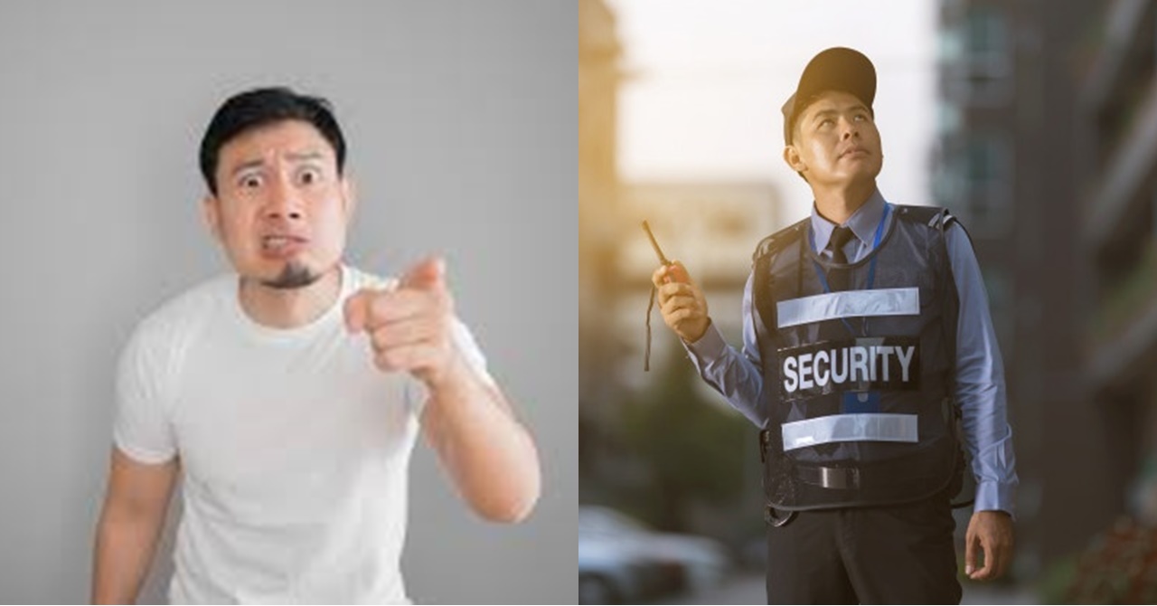 Ginagawa Lang Naman ng Guwardiyang Ito ang Kaniyang Trabaho; Sapak pa ang Kaniyang Inabot sa Lalaking Sinita Niya