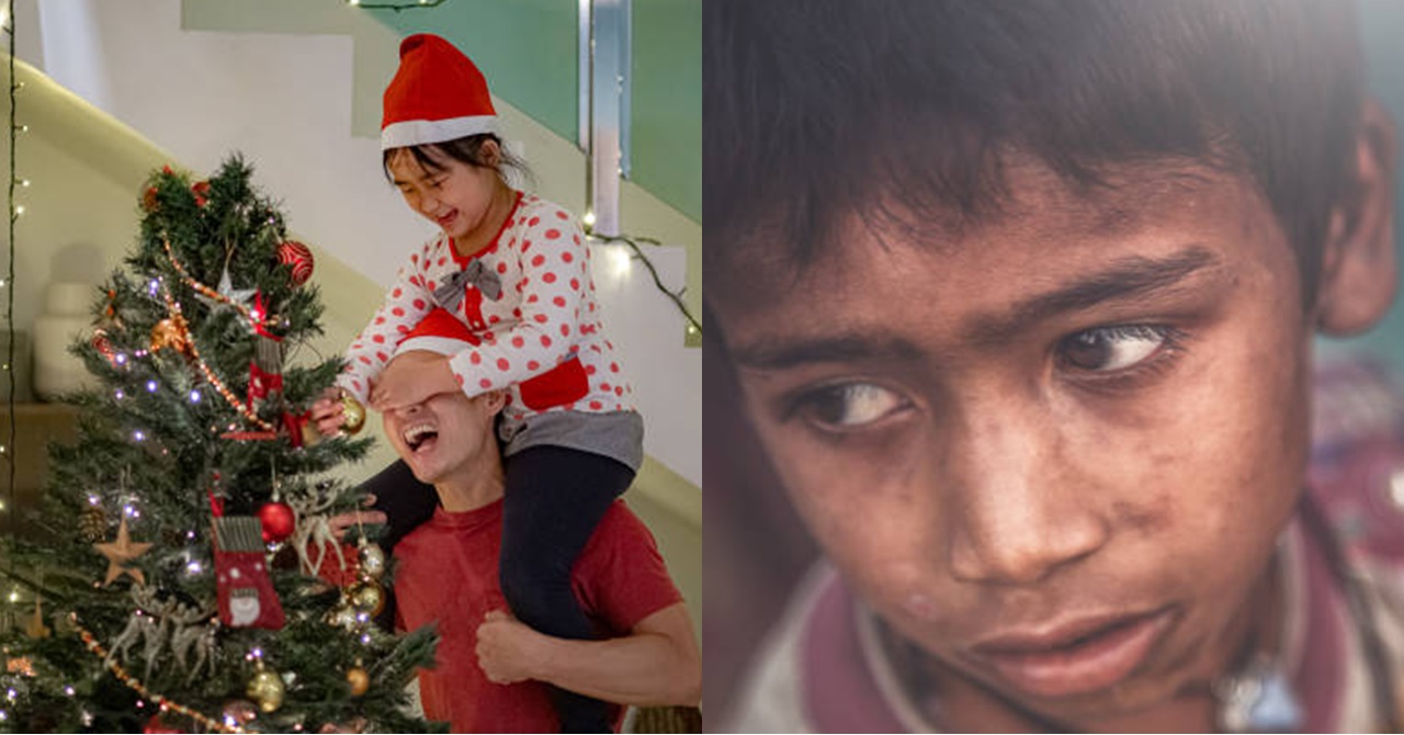Tuwang-tuwa ang Batang Mahirap na Ito Kapag Nakakakita Siya ng Christmas Tree; Magkakaroon Kaya Sila Nito Balang Araw?