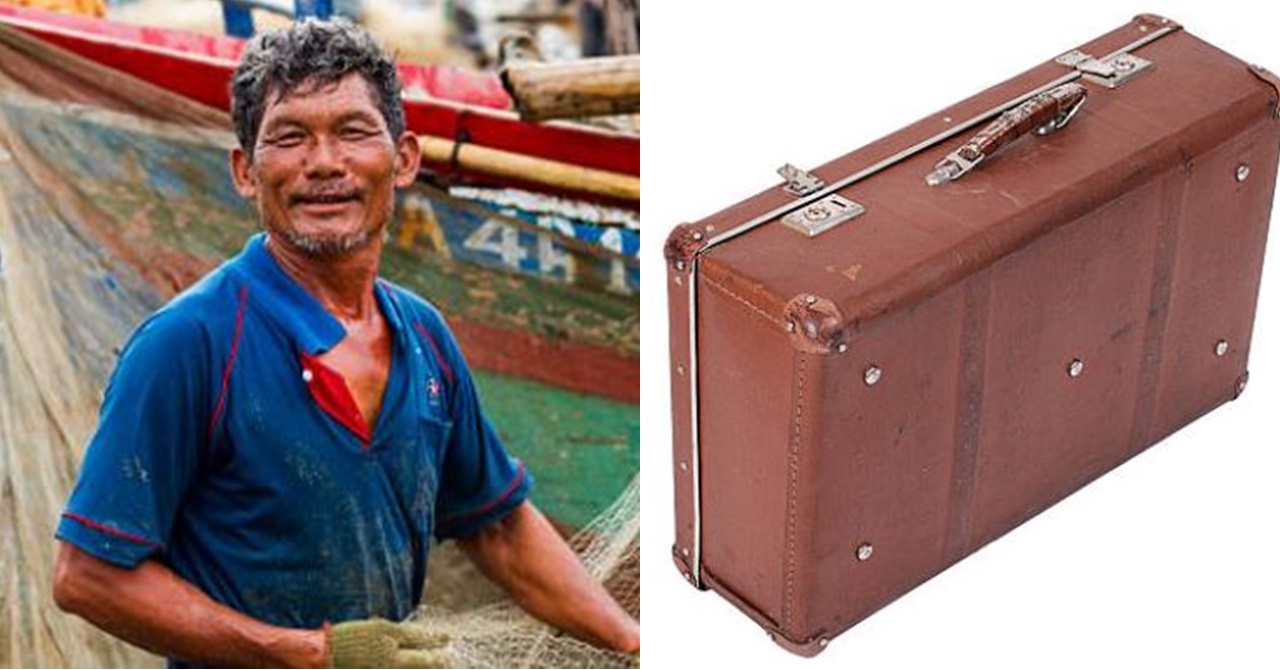 Akala ng Mangisngisda ay Matatapos na ang Kaniyang Problema nang Makakita siya ng Maleta sa Dagat; Swerte pala Talaga ang Dala Nito