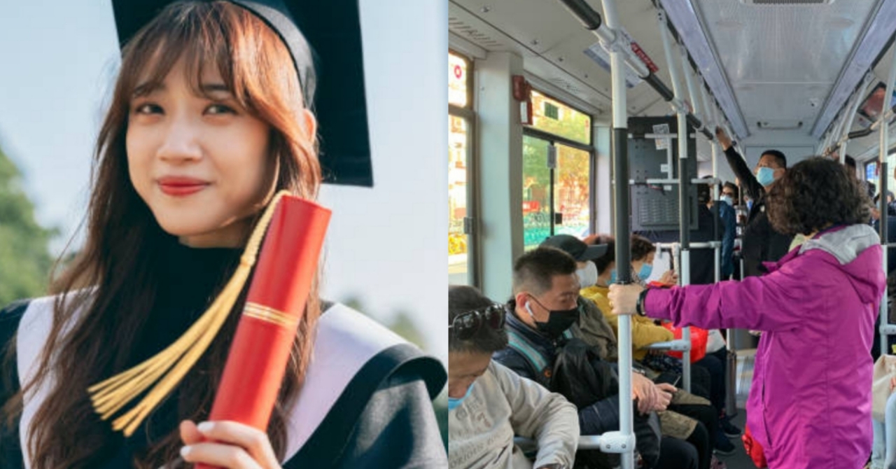 Pinagtitinginan ng Pasahero ang Dalagang Suot pa ang Toga nang Sumakay sa Bus; May Importanteng Tao Pala Siyang Nais Pasalamatan