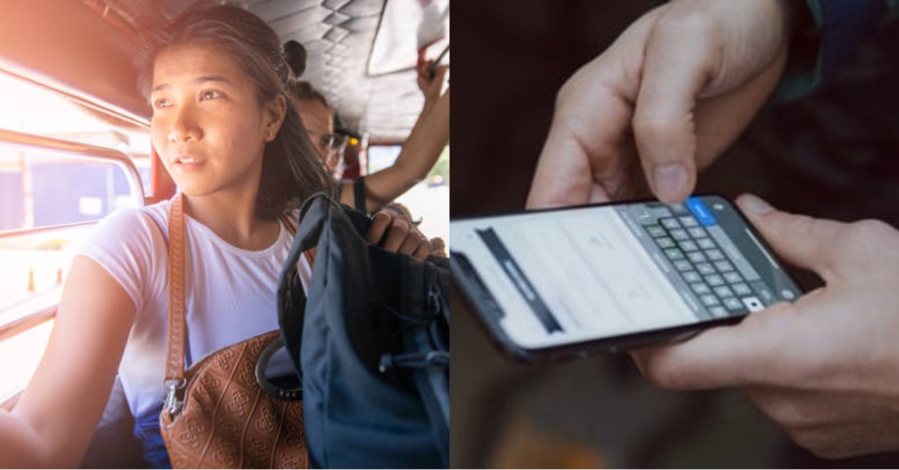 Sobrang Tsismosa at Mahilig Makibasa ng Text ng Kapwa Pasahero sa Jeep ang Babaeng Ito; Paglalaruan Tuloy Siya ng Tadhana