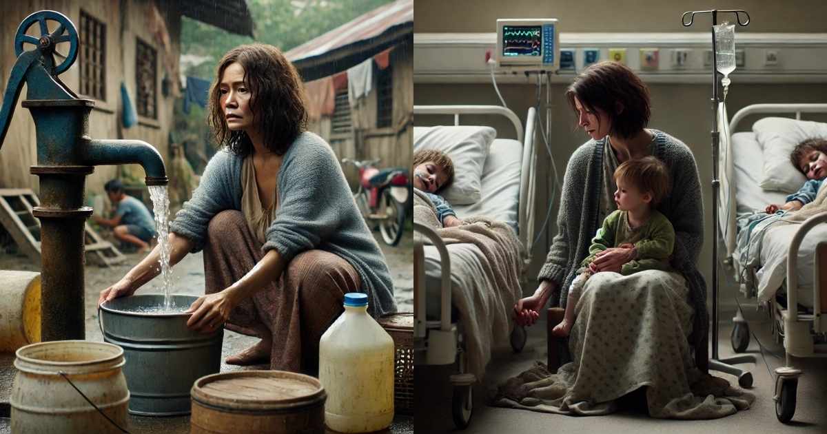 Tubig Poso ang Pinapainom Niya sa Kaniyang mga Anak; Makasisiguro nga ba Siyang Malinis Ito Para Inumin?